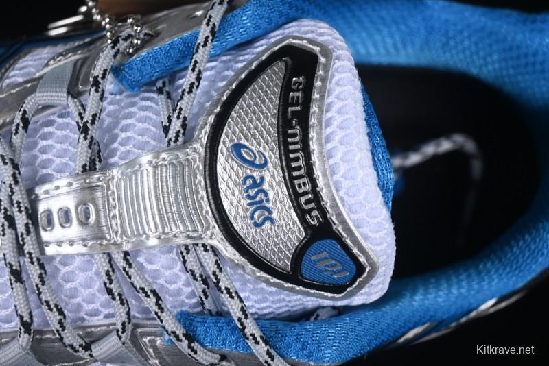 Asics Gel-Nimbus 10.1 Retro Breathable Casual Shoes with Cushioning for Men - 1203A543-101