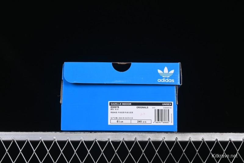 Adidas Originals Gazelle Indoor Retro Casual Anti-Slip Wear-Resistant Low-Top Sneakers - ID0978