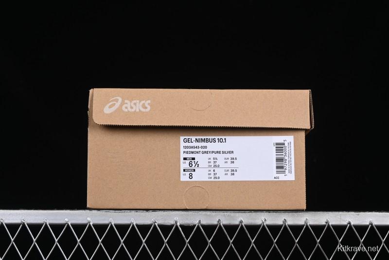 Asics Gel-Nimbus 10.1 Retro Breathable Casual Shoes with Cushioning for Men - 1203A543-020