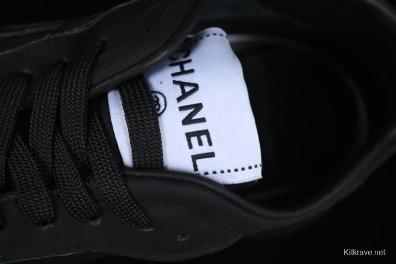 Chanel 25C Tie-Up Flat Casual Lifestyle Shoes - G46372