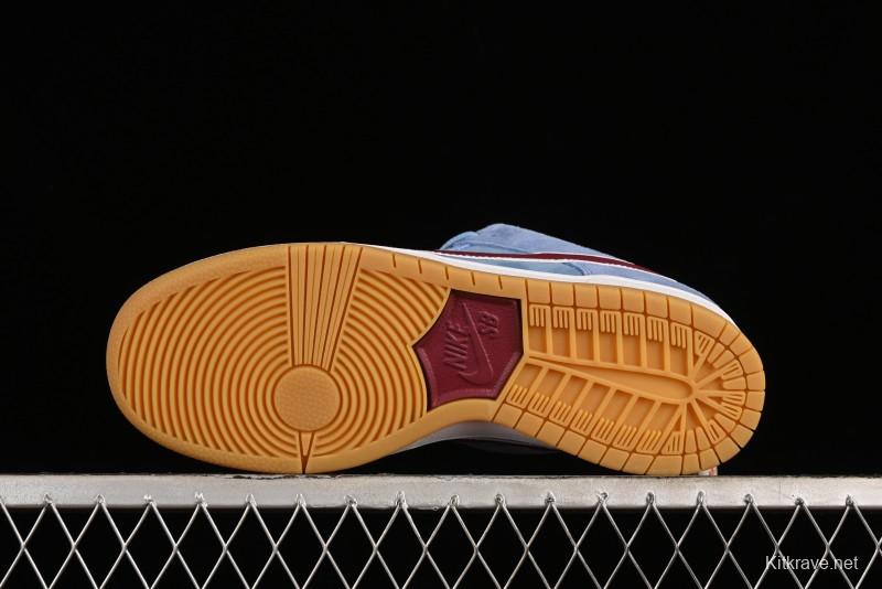 Nike SB Dunk Low "Phillies" Suede Casual Skate Shoes - DQ4040-400