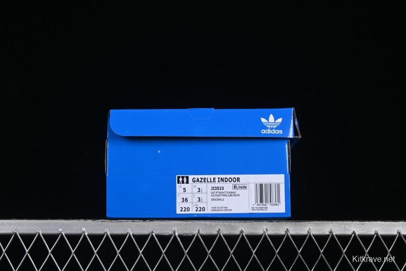 Adidas Originals Gazelle Indoor JI3523 Retro Casual Slip-Resistant Wear-Resistant Low-Top Sneakers - JI3523