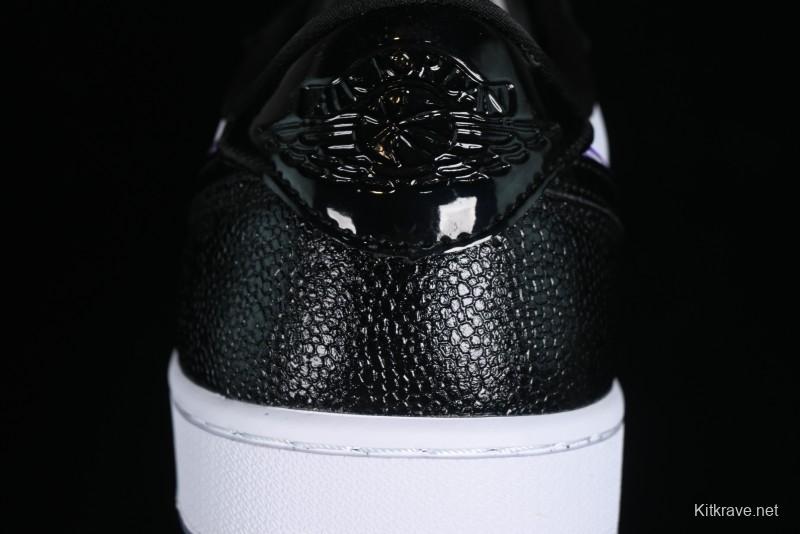 Nike Air Jordan 1 Low Golf AJ1 Retro Golf Shoes with Laser Patent Leather and Double Hook Design - FZ4159-100