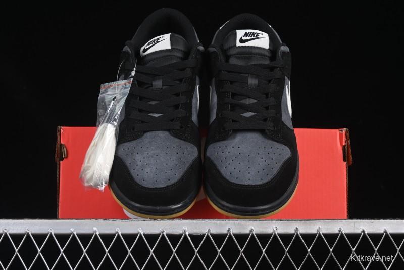 Nike Dunk Low Casual Sneakers in Black-Grey Colorway - HQ1931-001