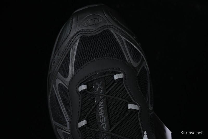 Salomon XT-Wings 2 All-Black Trail Running Sneakers - Sleek Performance and Style