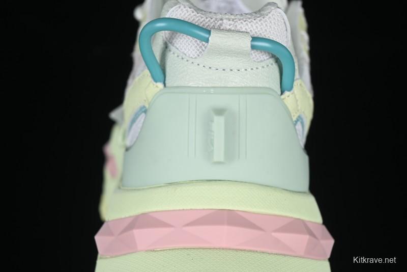 Playful Pastel Chunky Sneakers with Plush Bird Charm – Bold & Whimsical Streetwear Kicks