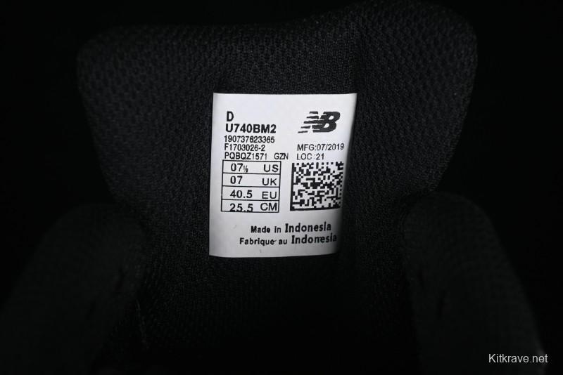 New Balance 740 Series Retro Dad Style Casual Sports Running Shoes - U740BM2