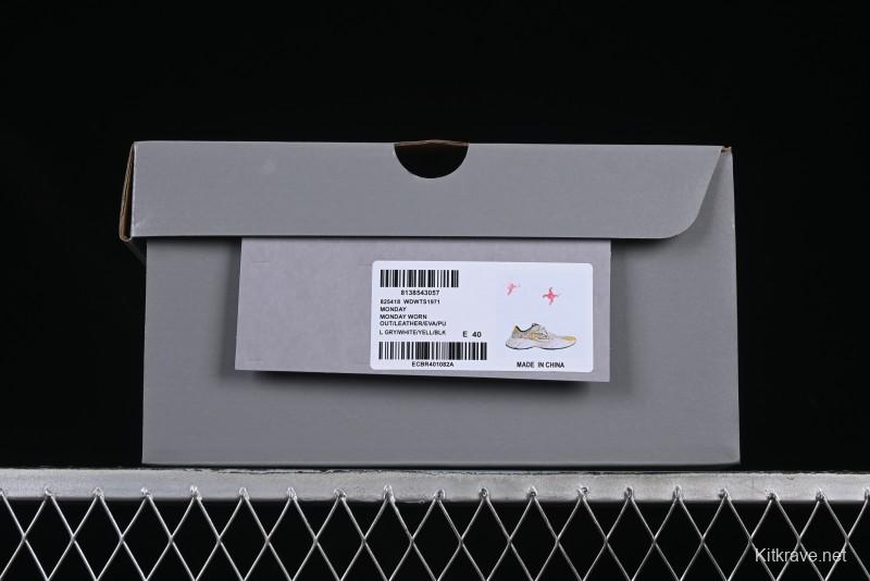 Balenciaga Monday Calf Leather Round Toe Lace-Up Low-Top Casual Shoes - WDWTS1971