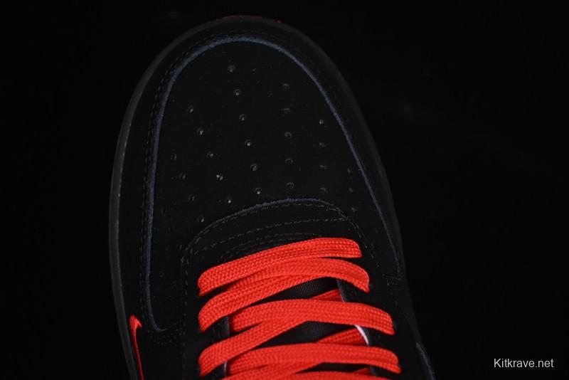 Nike Air Force 1'07 Low Stussy Collaboration Passion Orange Low-Top Casual Sneakers - DF0188-044