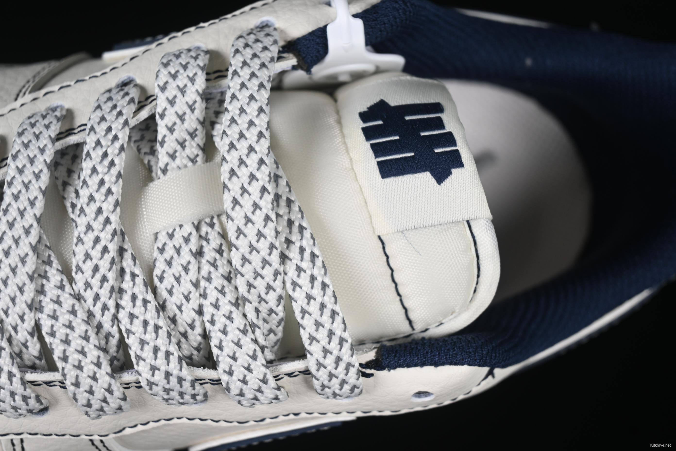 Nike Air Force 1 '07 Low UN Collaboration Navy Splatter Swoosh Casual Sneakers - XS1958-522