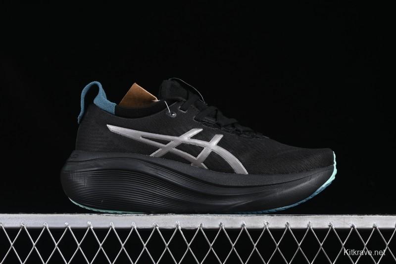 Asics Gel-Nimbus 27 Retro Breathable Casual Shoes with Cushioning for Men - 1011C093-001