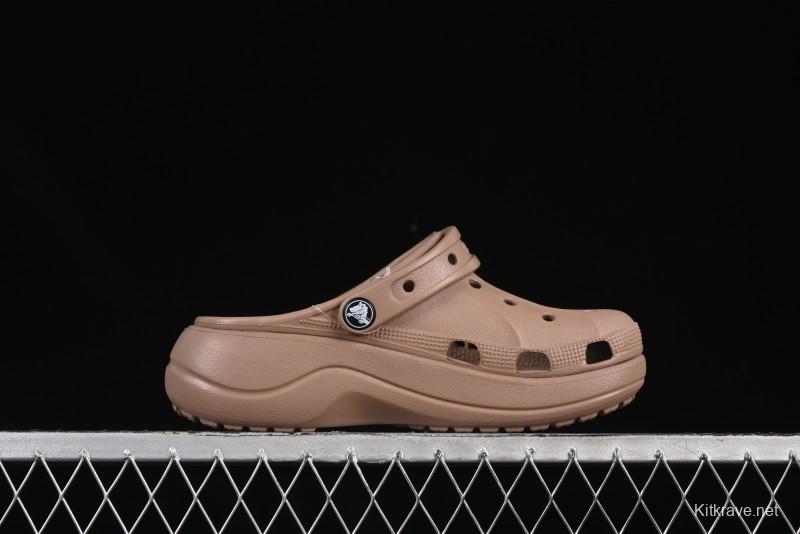 Crocs Baya Platform Classic Summer Two-Way Sandals Clogs - B.D4