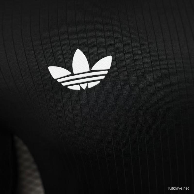 Player Version 2025 Germany Black 125Th Anniversary Long Sleeve Jersey