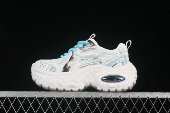 GG-CC Casual Fashion Sporty Chunky Platform Sneakers Series 879 Blue