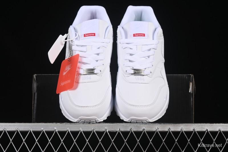 Nike Air Max 1 Retro Running Shoes with Half-Sole Air Cushion - HF8813-100