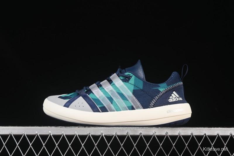 Adidas Climacool Boat Lace Graphic Breathable Cushion Casual Shoes - BA8396