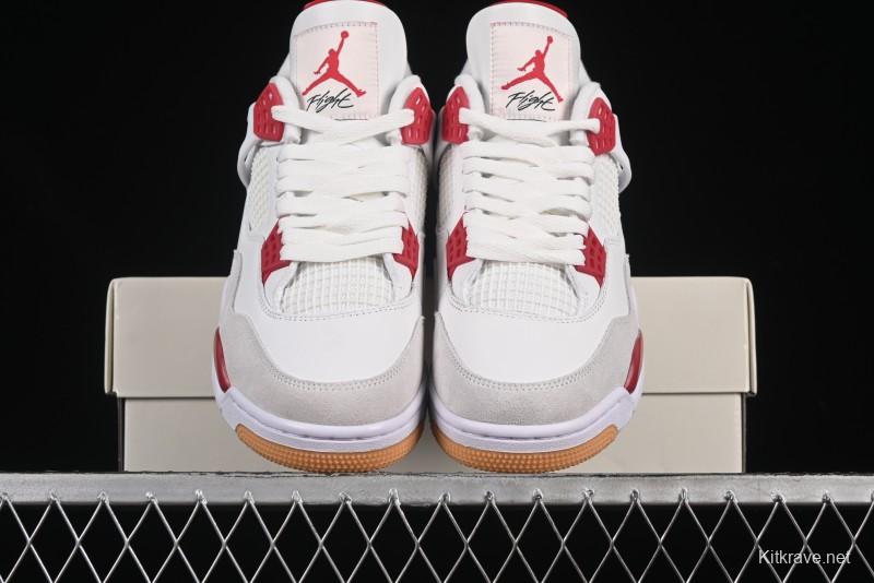 Nike SB x Air Jordan 4 OG "Varsity Red" Retro Basketball Shoes - DR5415-106