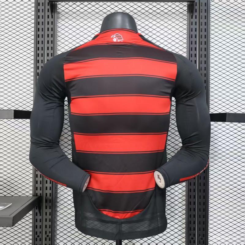 Player Version 25/26 Flamengo Home Long Sleeve Jersey