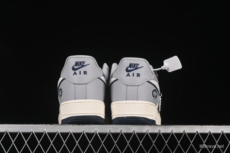 Nike Air Force 1 '07 Low Kaws Collaboration Beige Grey Casual Sneakers - KK1988-077