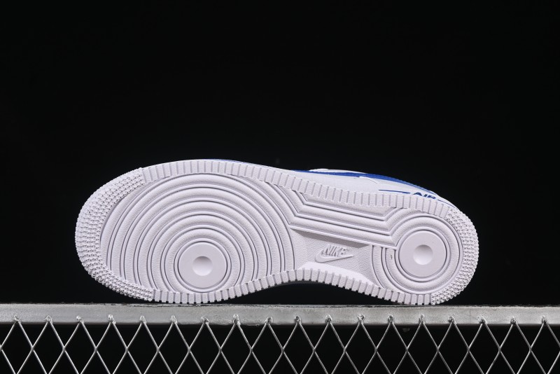 Nike Air Force 1 '07 Low Casual Sneakers with 2D Theme Gradient Sky Blue - ZH0316-076