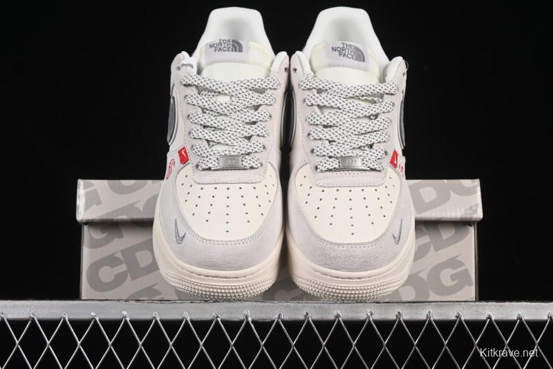 Nike Air Force 1'07 Low The North Face Collaboration Dual-Tone Snake Year Edition Casual Sneakers - YX5066-313
