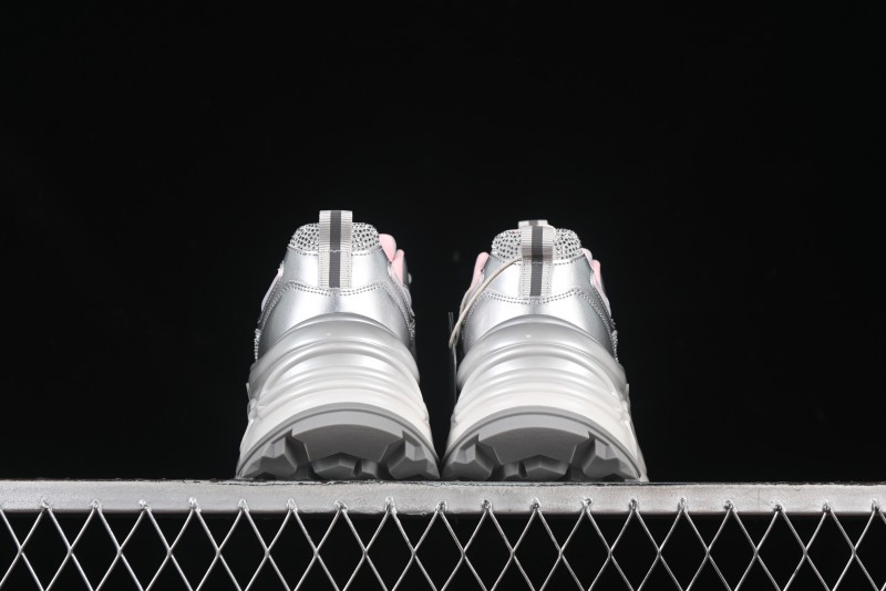 GG-CC 25ss New Platform Chunky Sneakers with 7CM Height Increase and Irregular Design - 668-2 Silver