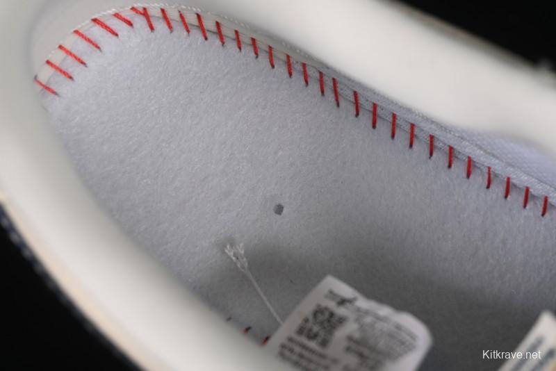 Nike Air Force 1'07 Low Balenciaga Collaboration Blue Woven Label Low-Top Casual Sneakers - DF0188-062