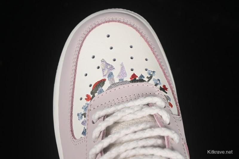 Nike Air Force 1'07 Low Casual Sneakers with Full-Length Air Cushion - IB8874-111