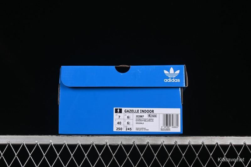 Adidas Originals Gazelle Indoor Retro Casual Slip-Resistant Wear-Resistant Low-Top Sneakers - JI2587