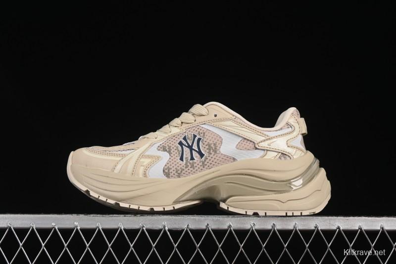 New York Yankees MLB Chunky Curve Runner Monogram Thick Sole Casual Running Shoes - 3ARNSPL5N50SAS
