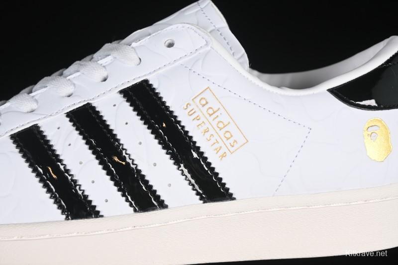 Adidas Bape Superstar JR2701 Shell Toe Casual Sneakers - JR2701
