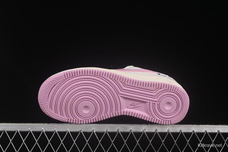 Nike Air Force 1'07 Low Custom Casual Sneakers with Full-Length Air Cushion - DD8959-100