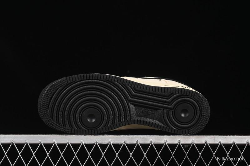 Nike Air Force 1 '07 Low Stussy Collaboration Hemp Low-Top Casual Sneakers - XX3168-153