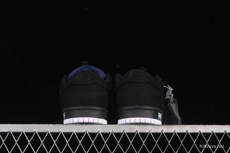 Nike SB Dunk Low Pro ISO Black Gum Rubber SB Low-Top Skateboarding Shoes - CD2563-006