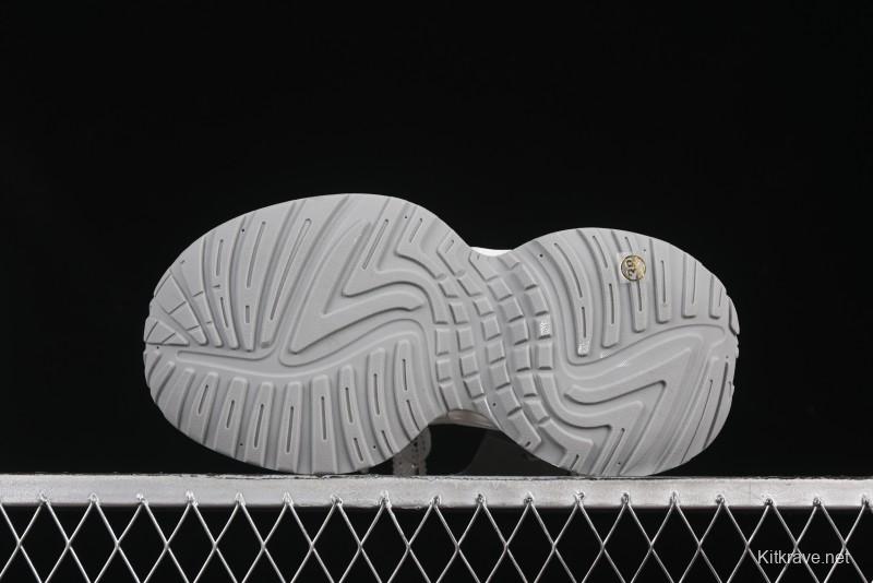 GG-CC Lace Pearl Chain Casual Platform Dad Shoes - 250310 White