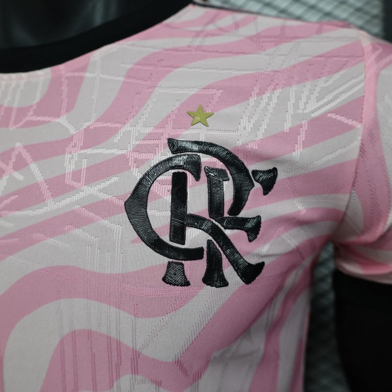 Player Version 25/26 Flamengo Pink with Marble Pattern Jersey