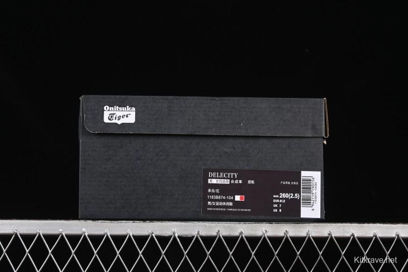 Onitsuka Tiger Delecity Thick Sole耐磨 Low-Top Lifestyle Casual Shoes - 1183B874-104