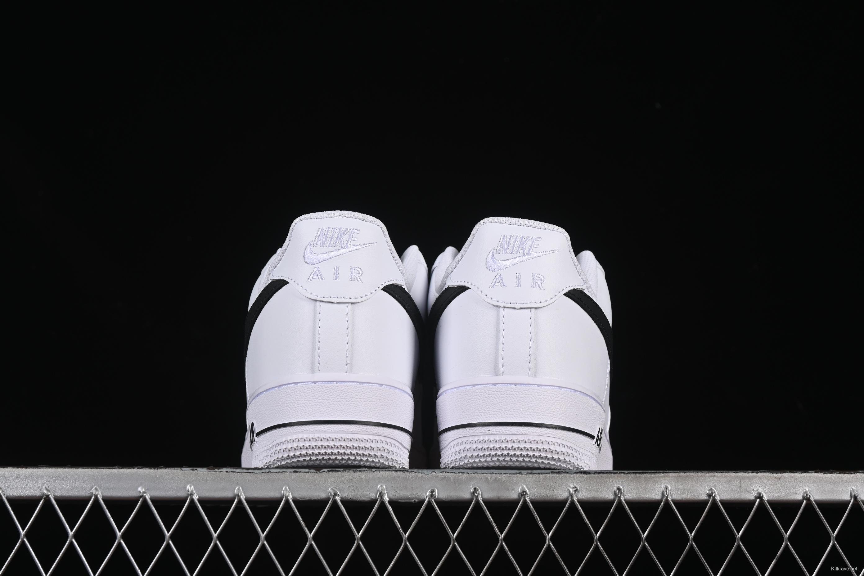 Nike Air Force 1 '07 Low White Black Hemp Casual Sneakers - ZH0316-072