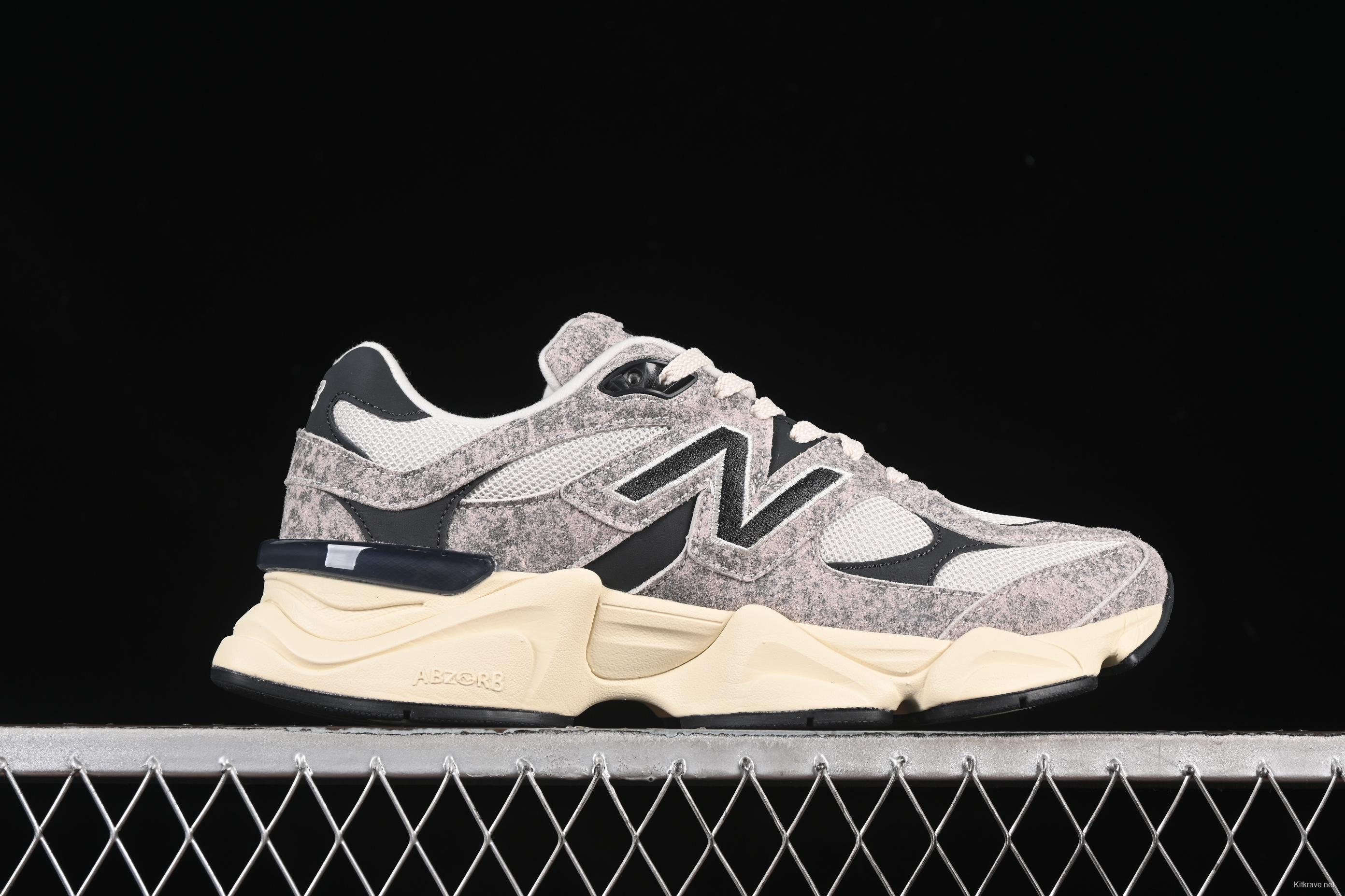 Joe Freshgoods x New Balance 9060 Retro Casual Running Sneakers with ABZORB Cushioning - U9060SNA