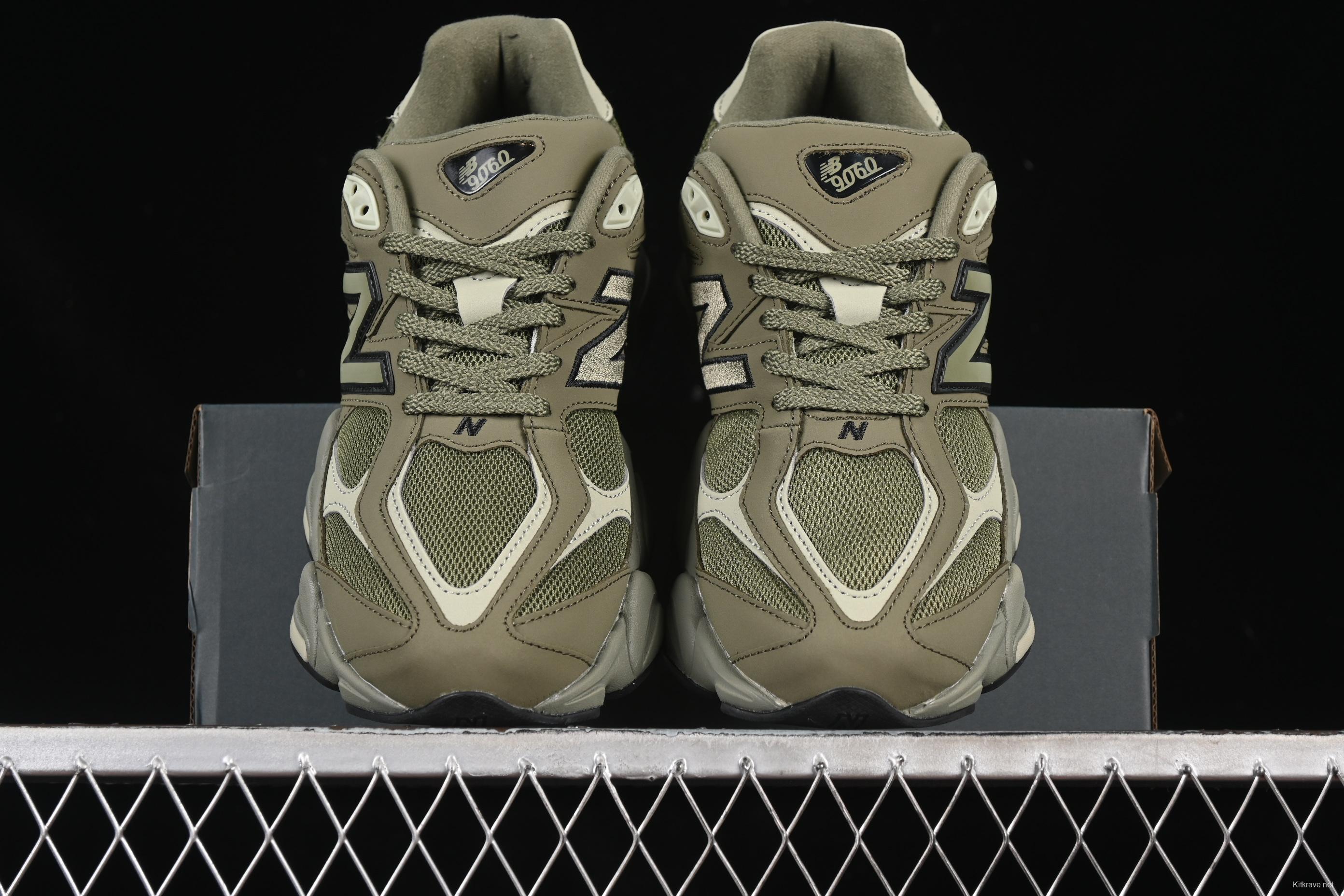 New Balance NB9060 Retro Casual Running Shoes with ABZORB Cushioning - U9060ZGD