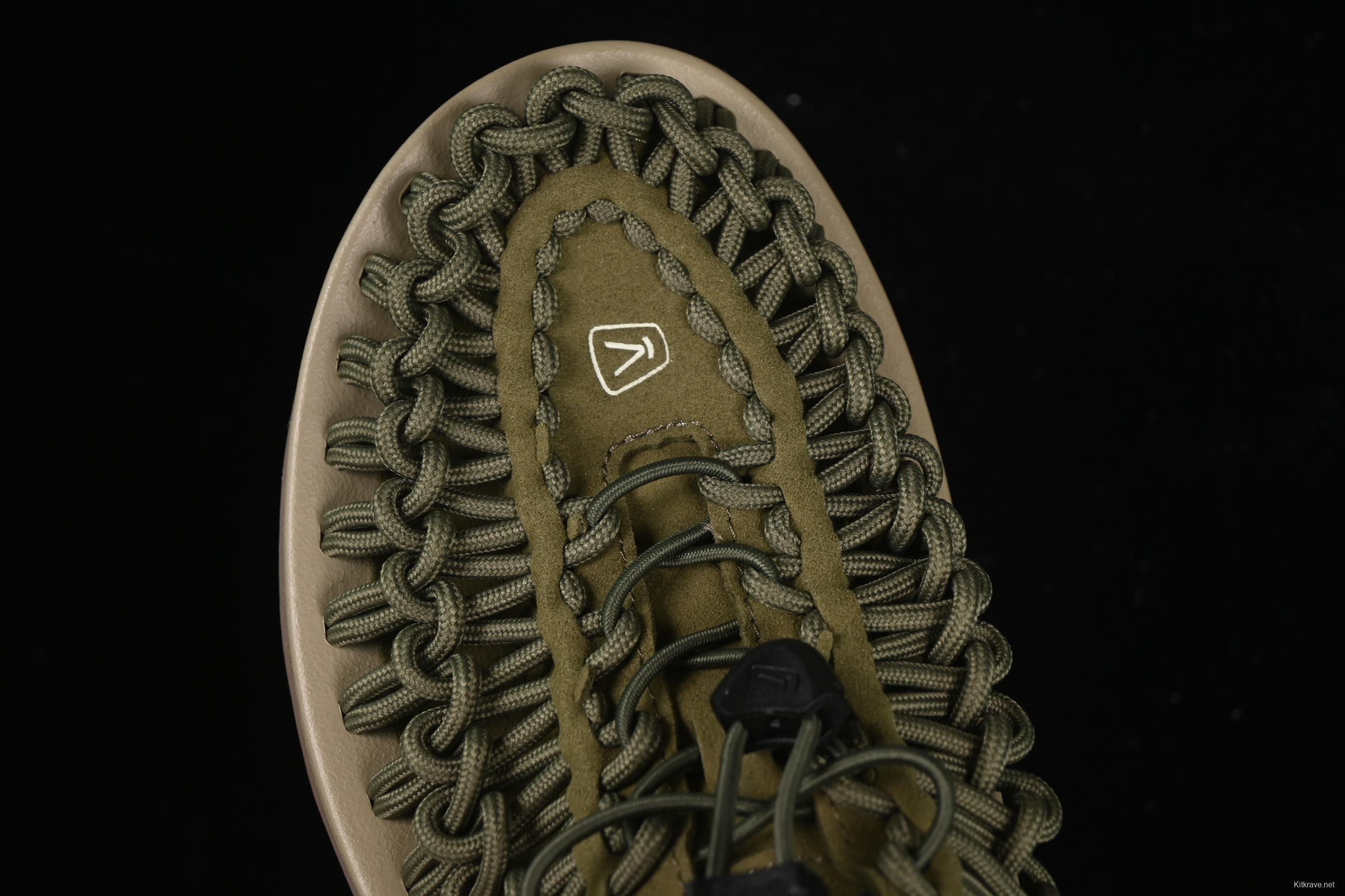 Keen Uneek Flat-M Woven Elastic Strap Casual Outdoor Water Sandals - 1014097