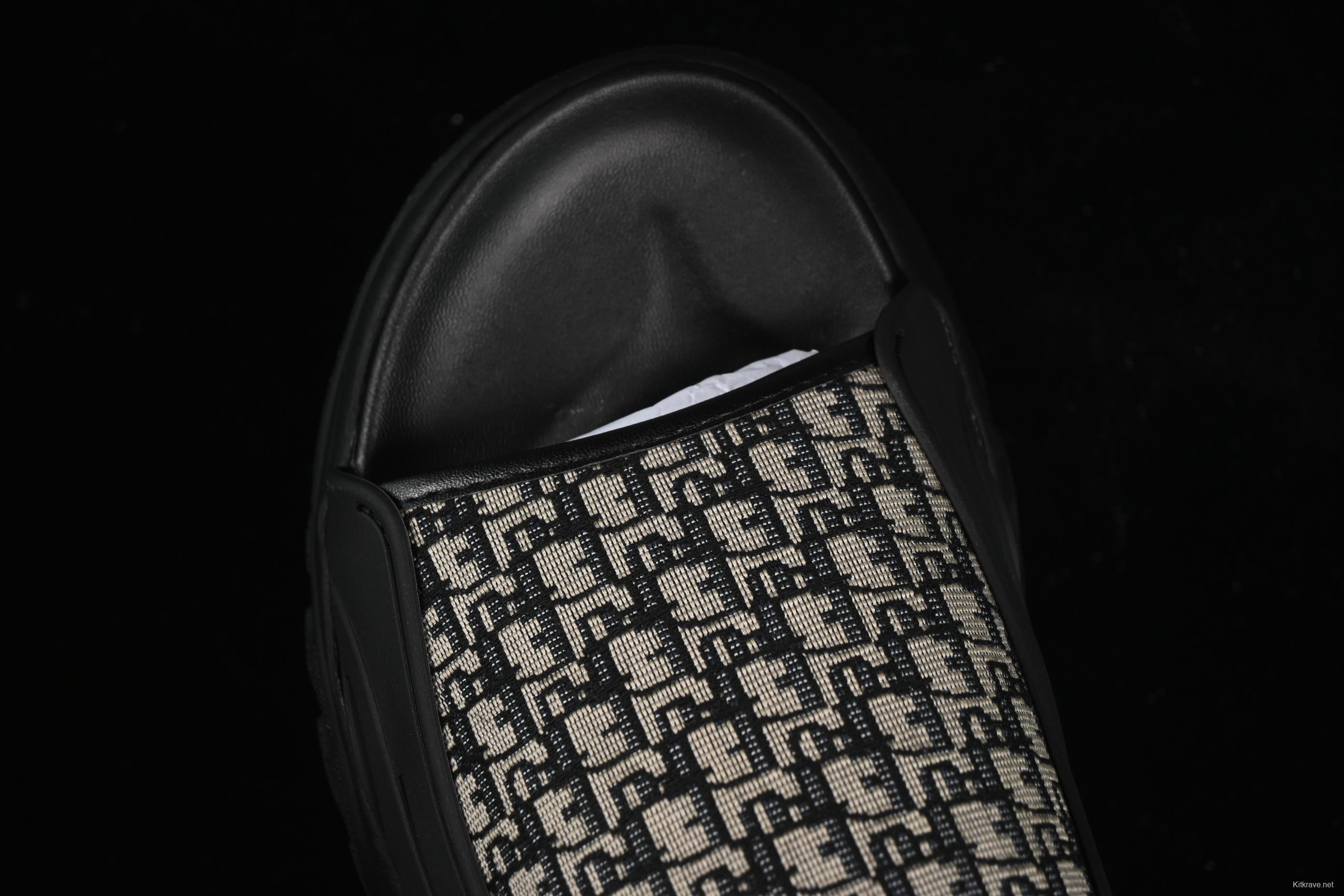 Dior H-Town Oblique Summer Men's Platform Casual Sandals - 3SA132ZYF