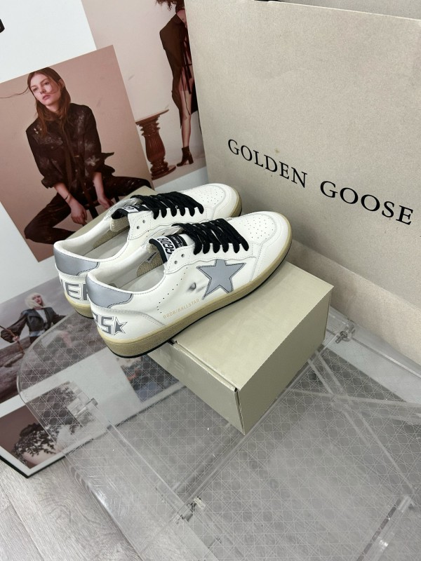 2024 Unisex GGDB White Grey Leather Sneakers MJ00260