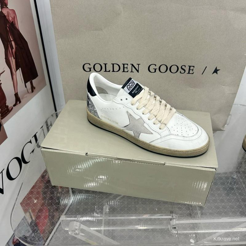 2024 Unisex GGDB White Black Leather Suede Sneakers