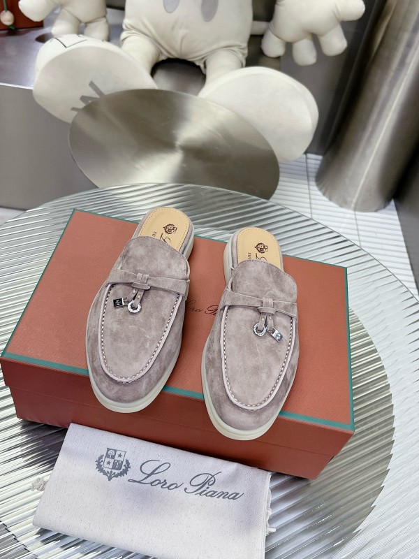 2024 Slippers LP gray suede slip-on MJ00270