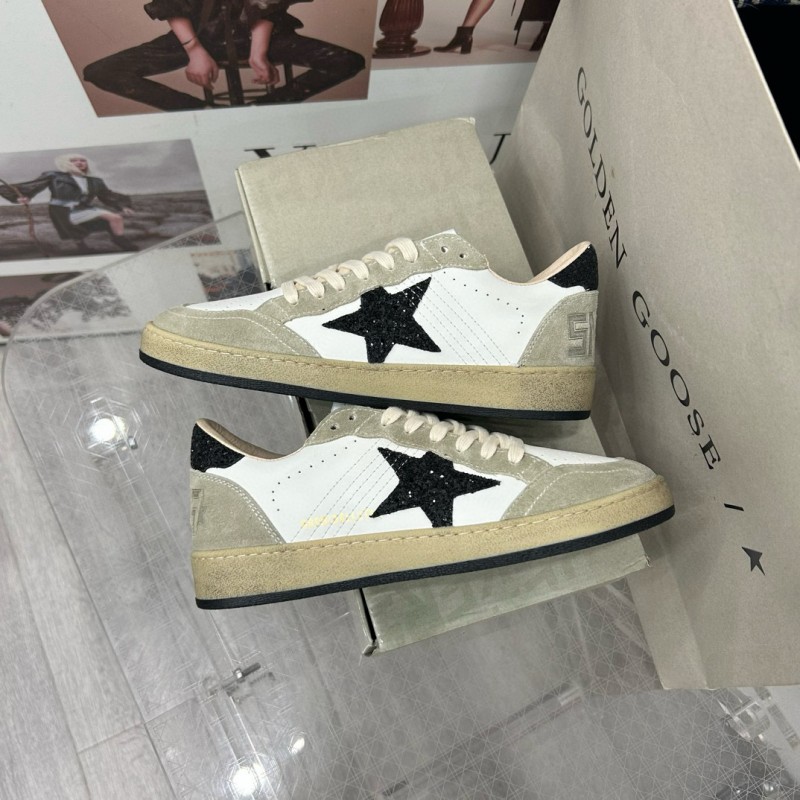 2024 Unisex GGDB White Black Suede Leather Sneakers MJ00260