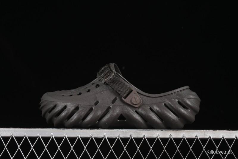 Crocs Bobs Flat Heel Closed Toe Slip-On Beach Clog Sandals - B.D4