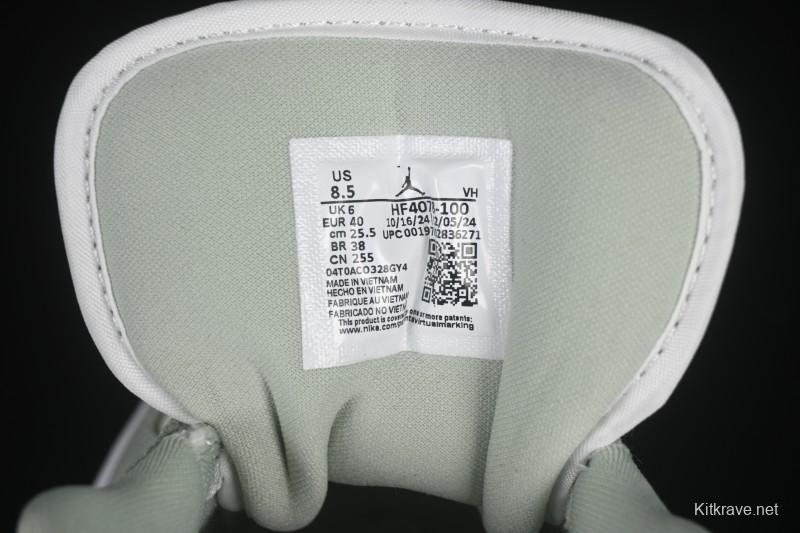 Nike Air Jordan 1 Low AJ1 Amber Green Low Top Casual Skate Shoes HF4078-100