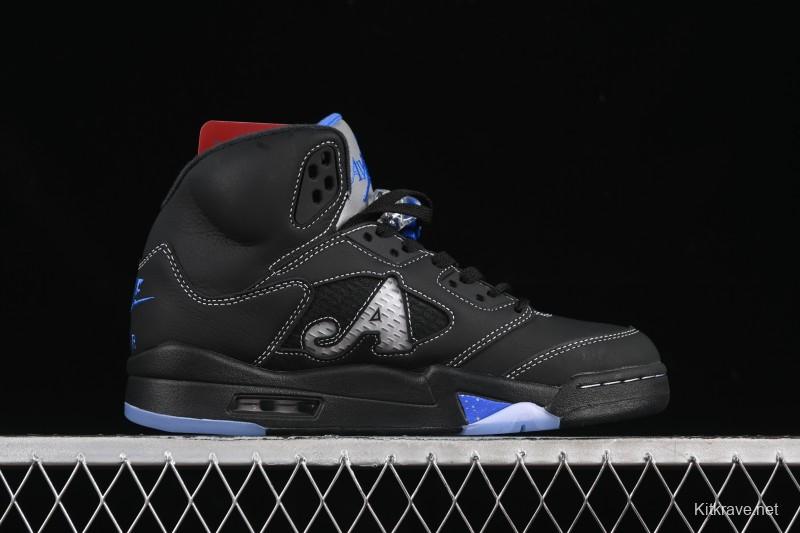 Nike Awake NY x Air Jordan 5 Black Metallic Basketball Shoes - DV4982-004