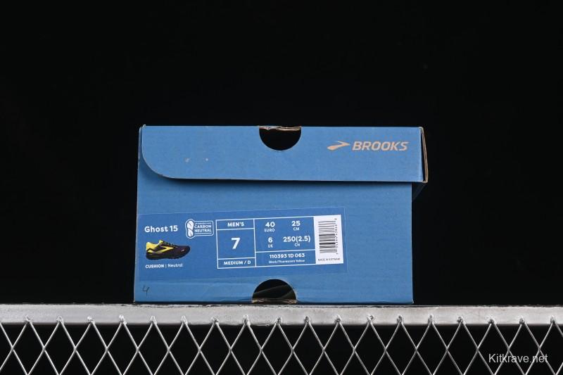 Brooks Ghost 15 Low-Cut Breathable Cushioned Support Casual Running Shoes - 1103931D063